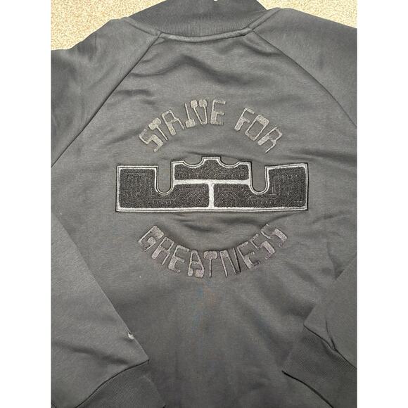 Nike LeBron Standard Issue Therma-FIT Full Snap Jacket Black Men’s XL FZ1034-010 - Picture 7 of 8